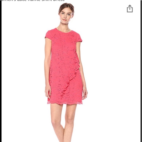 Vince Camuto Women’s Lace Ruffled Party Dress - Picture 3 of 8